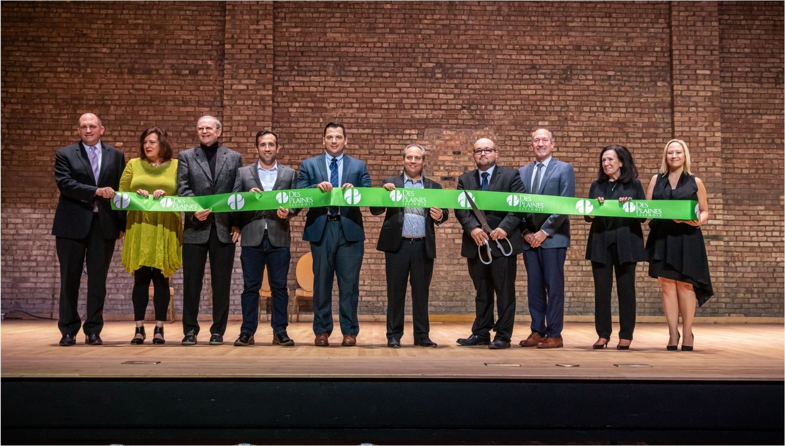Theatre Ribbon Cutting Elected Officials