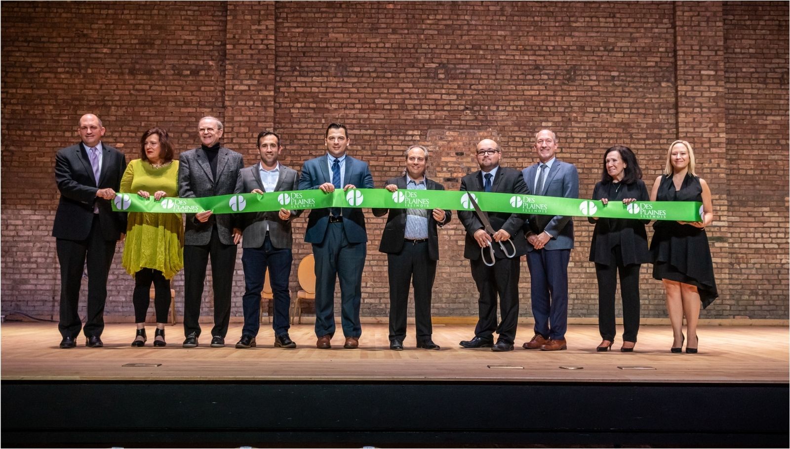 Theatre Ribbon Cutting Elected Officials